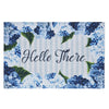 Mayflower Market Rug Finders Keepers Hydrangea Hello There Nylon Rug Rect 16x24