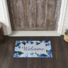 Mayflower Market Rug Finders Keepers Hydrangea Welcome Nylon Rug Rect 17.5x29.5