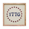 Mayflower Market Sign 1776 Stars Wooden Sign 7x7