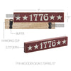 Mayflower Market Sign 1776 Wooden Sign 1.75x9