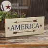 Mayflower Market Sign America Red Arrows Wooden Sign 16x7