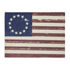 Colonial Flag Wooden Sign 6x8x1.5 - The Village Country Store 