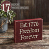 Freedom Forever Wooden Sign 6x8x1.5 - The Village Country Store 