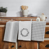 Mayflower Market Tea Towel Finders Keepers Eucalyptus Tea Towel Set of 3 19x28