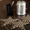 Mayflower Market Trivet Black Star Trivet Star Shape Set of 3 10