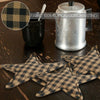 Mayflower Market Trivet Black Star Trivet Star Shape Set of 3 10