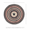 Mayflower Market Trivet Colonial Star Jute Trivet 15 inch Diameter Set of 3