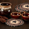 Mayflower Market Trivet Colonial Star Jute Trivet 8 Set of 3