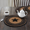 Mayflower Market Trivet Farmhouse Jute Trivet Stencil Star 15 inch Diameter Set of 3