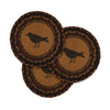 Mayflower Market Trivet Heritage Farms Crow Jute Trivet 8 inch Diameter Set of 3