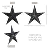 Mayflower Market Wall Hanging Faceted Metal Star Black Wall Hanging 12x12