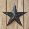 Mayflower Market Wall Hanging Faceted Metal Star Black Wall Hanging 24x24