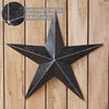 Mayflower Market Wall Hanging Faceted Metal Star Black Wall Hanging 24x24