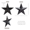 Mayflower Market Wall Hanging Faceted Metal Star Black Wall Hanging 4x4