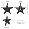 Mayflower Market Wall Hanging Faceted Metal Star Black Wall Hanging 8x8