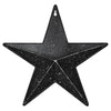 Mayflower Market Wall Hanging Faceted Metal Star Black Wall Hanging w/ Pocket 12x12