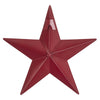 Mayflower Market Wall Hanging Faceted Metal Star Burgundy Wall Hanging 8x8