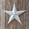 Mayflower Market Wall Hanging Faceted Metal Star Galvanized Wall Hanging 24x24