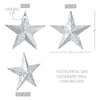 Mayflower Market Wall Hanging Faceted Metal Star Galvanized Wall Hanging 8x8