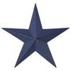 Mayflower Market Wall Hanging Faceted Metal Star Navy Wall Hanging 12x12