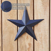 Mayflower Market Wall Hanging Faceted Metal Star Navy Wall Hanging 12x12