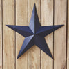 Mayflower Market Wall Hanging Faceted Metal Star Navy Wall Hanging 24x24