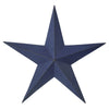 Mayflower Market Wall Hanging Faceted Metal Star Navy Wall Hanging 24x24