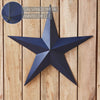 Mayflower Market Wall Hanging Faceted Metal Star Navy Wall Hanging 24x24