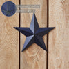 Mayflower Market Wall Hanging Faceted Metal Star Navy Wall Hanging 8x8