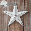 Mayflower Market Wall Hanging Faceted Metal Star White Wall Hanging 12x12