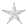 Mayflower Market Wall Hanging Faceted Metal Star White Wall Hanging 24x24