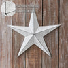 Mayflower Market Wall Hanging Faceted Metal Star White Wall Hanging 24x24