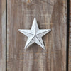 Mayflower Market Wall Hanging Faceted Metal Star White Wall Hanging 4x4