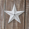 Mayflower Market Wall Hanging Faceted Metal Star White Wall Hanging 8x8