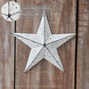 Mayflower Market Wall Hanging Faceted Metal Star White Wall Hanging 8x8