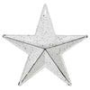 Faceted Metal Star White Wall Hanging w/ Pocket 12x12 - The Village Country Store 