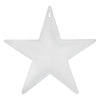 Mayflower Market Wall Hanging Faceted Metal Star White Wall Hanging w/ Pocket 12x12