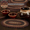 Oak & Asher Placemat Beckham Jute Oval Placemat Set of 6 10x15