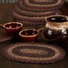 Oak & Asher Placemat Beckham Jute Oval Placemat Set of 6 10x15