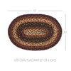 Oak & Asher Placemat Beckham Jute Oval Placemat Set of 6 10x15