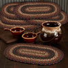 Oak & Asher Placemat Beckham Jute Oval Placemat Set of 6 12x18