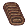 Oak & Asher Placemat Beckham Jute Oval Placemat Set of 6 12x18