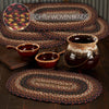 Oak & Asher Placemat Beckham Jute Oval Placemat Set of 6 12x18