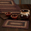 Oak & Asher Placemat Beckham Jute Rect Placemat Set of 6 10x15