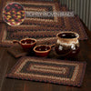 Oak & Asher Placemat Beckham Jute Rect Placemat Set of 6 12x18