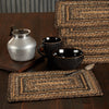 Oak & Asher Placemat Espresso Jute Rect Placemat Set of 6 10x15