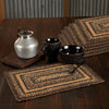 Oak & Asher Placemat Espresso Jute Rect Placemat Set of 6 12x18