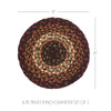 Oak & Asher Trivet Beckham Jute Trivet 8 Set of 3