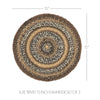 Oak & Asher Trivet Espresso Jute Trivet 15 Set of 3