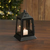 Metal Lantern Black Tealight Holder 7x4.5x4.5 - The Village Country Store 